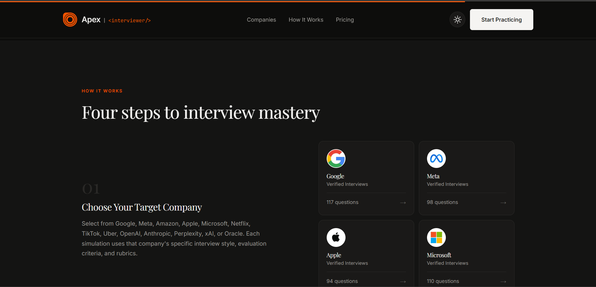 Apex Interviewer screenshot 2