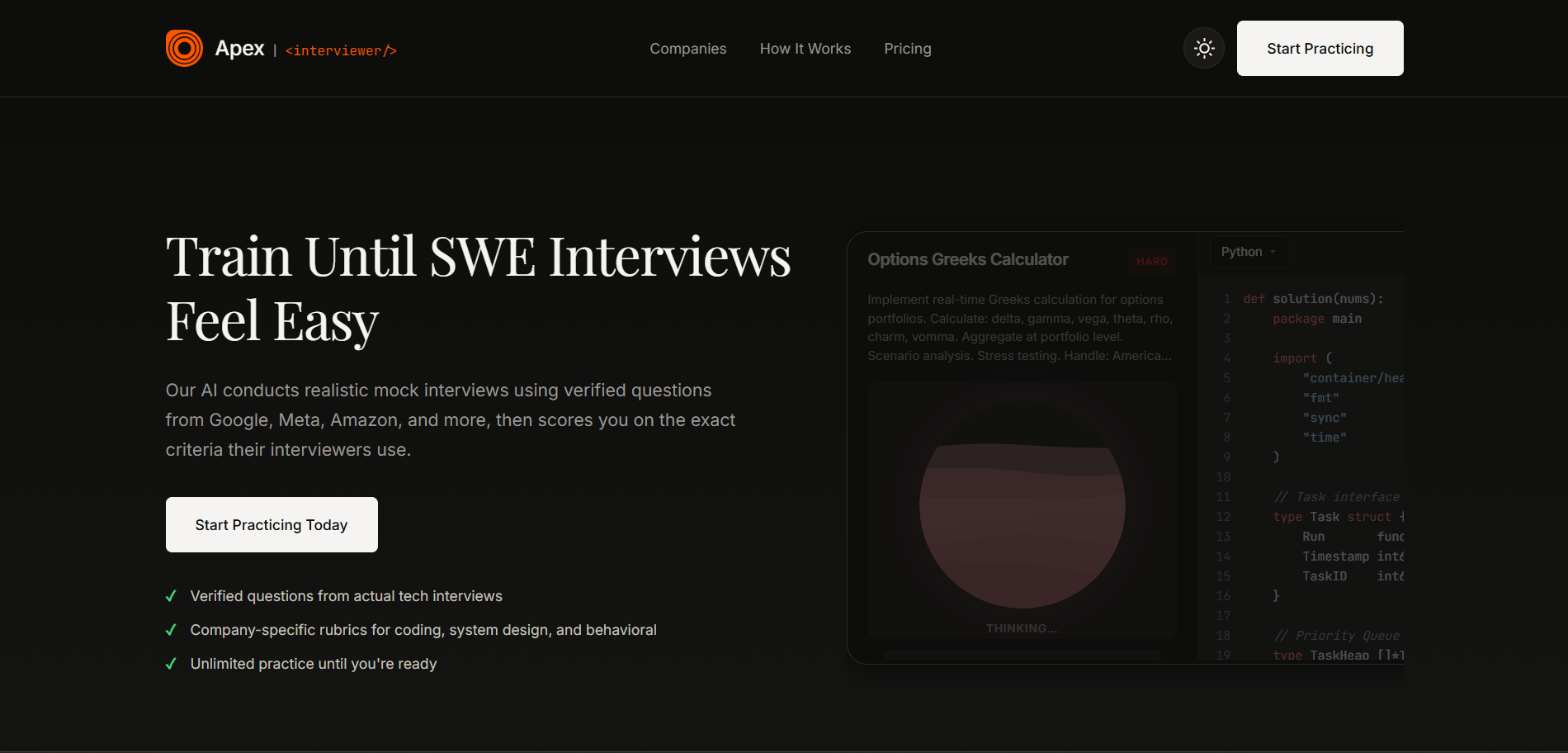 Apex Interviewer screenshot 1